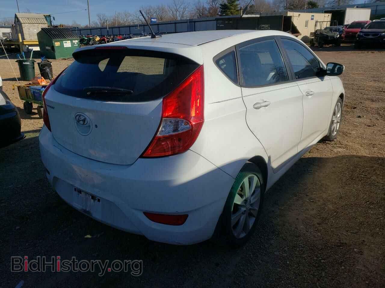 2014 HYUNDAI ACCENT - VIN: KMHCU5AE8EU177674 - Фото 4