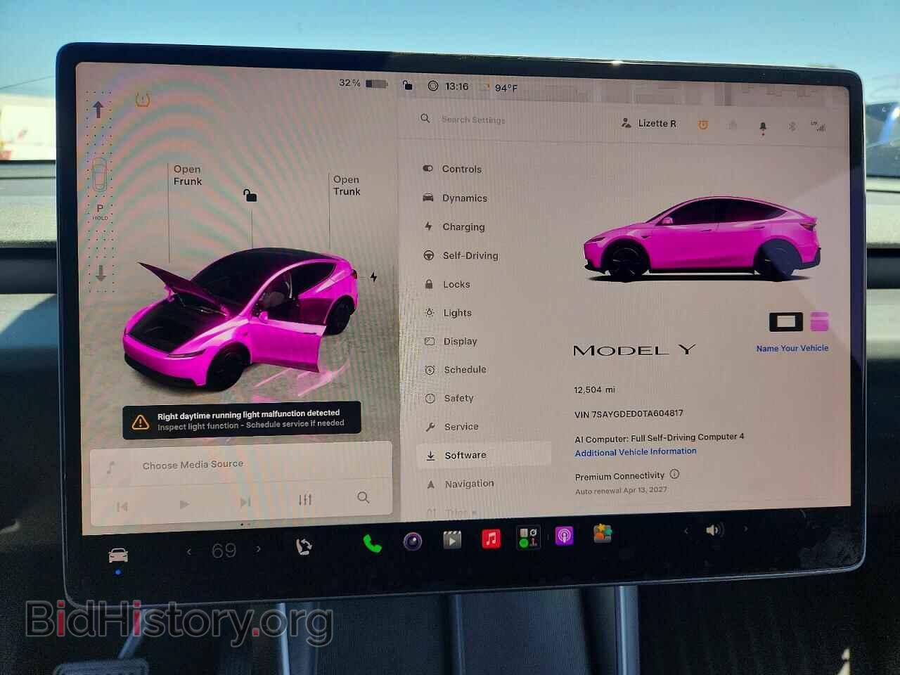 2026 TESLA MODEL Y - VIN: 7SAYGDED0TA604817 - Photo 9