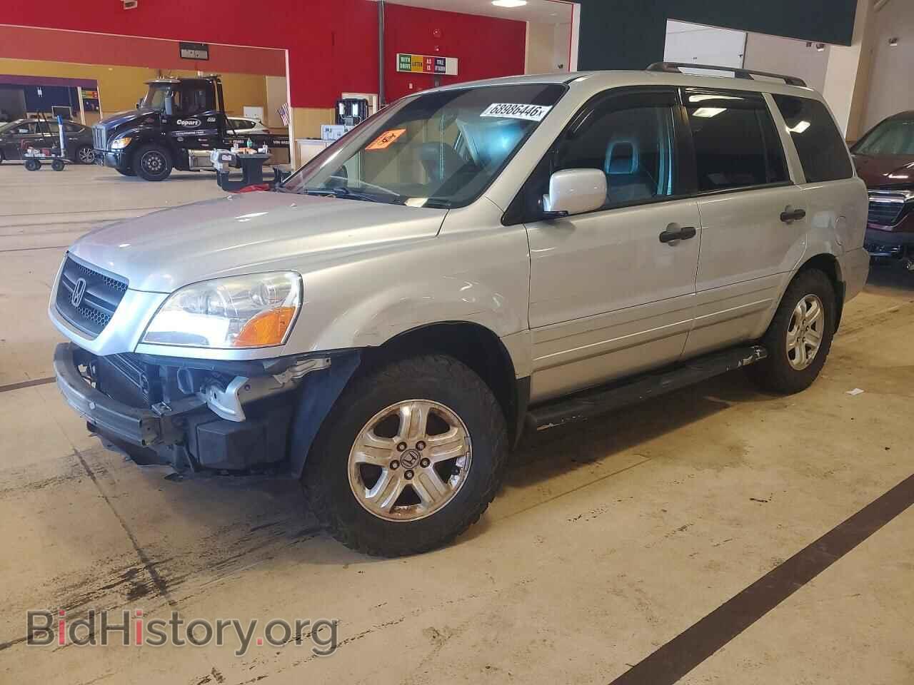 Photo 5FNYF185X5B063316 - HONDA PILOT EXL 2005