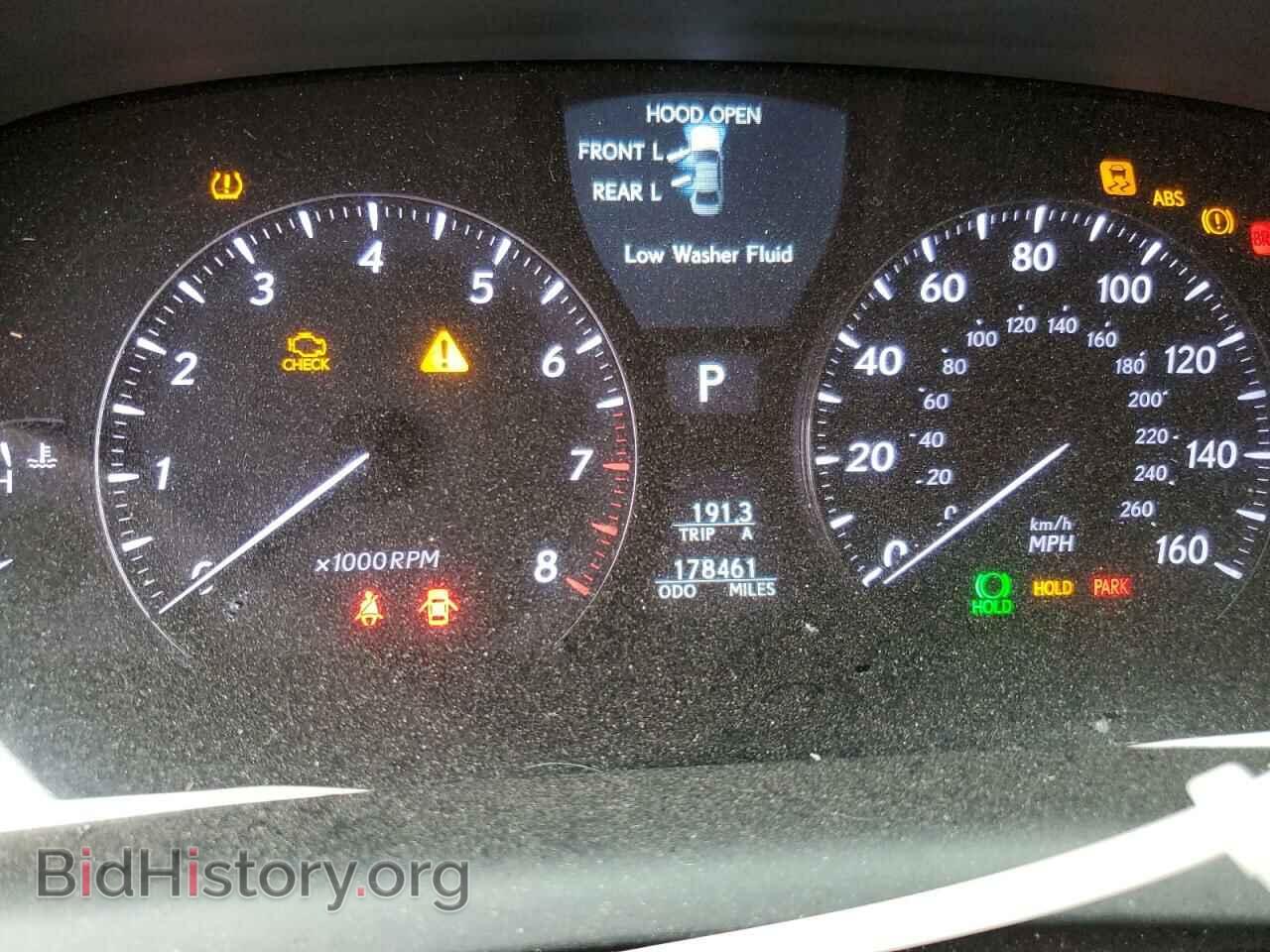 2008 LEXUS LS460 - VIN: JTHGL46F785027217 - Фото 9