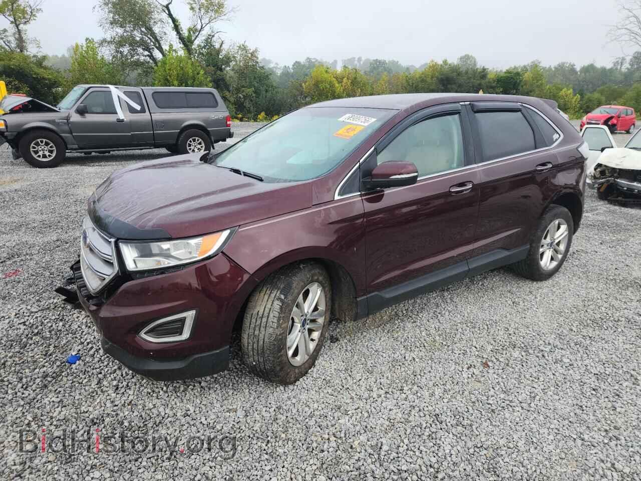 2017 Ford EDGE Titanium (VIN 2FMPK4K80HBC48578) — photo 1 of 13, Copart, damage: front end