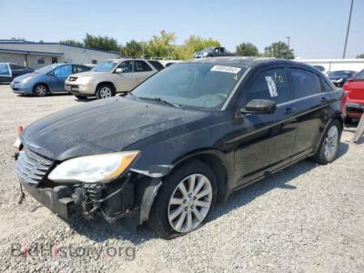 2011 Chrysler 200 LX, черный — VIN 1C3BC4FB4BN543376, Copart