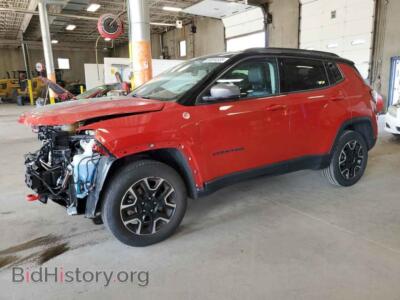 2020 Jeep COMPASS Trailhawk, красный — VIN 3C4NJDDB2LT221581, Copart