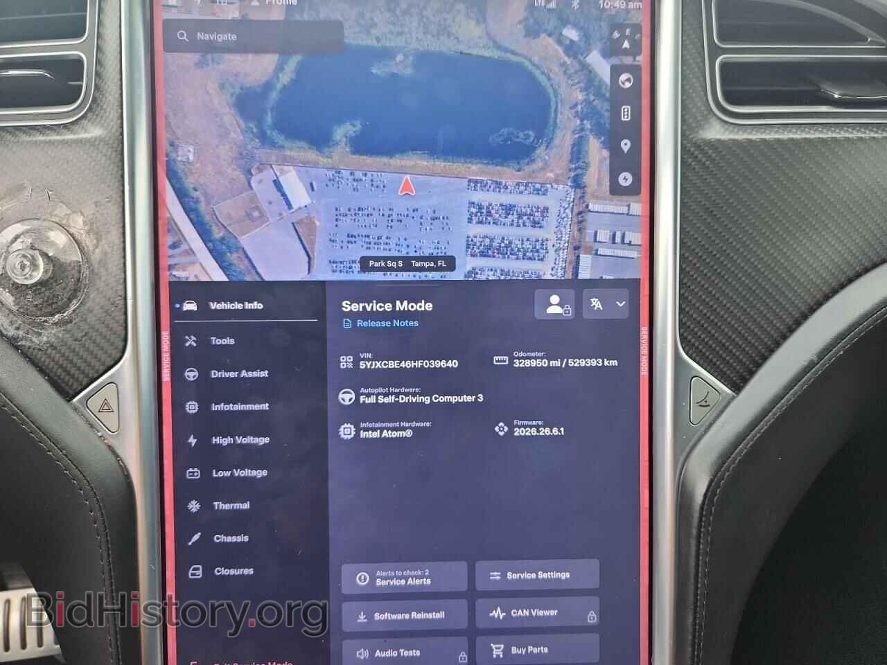 2017 TESLA MODEL X - VIN: 5YJXCBE46HF039640 - Photo 9