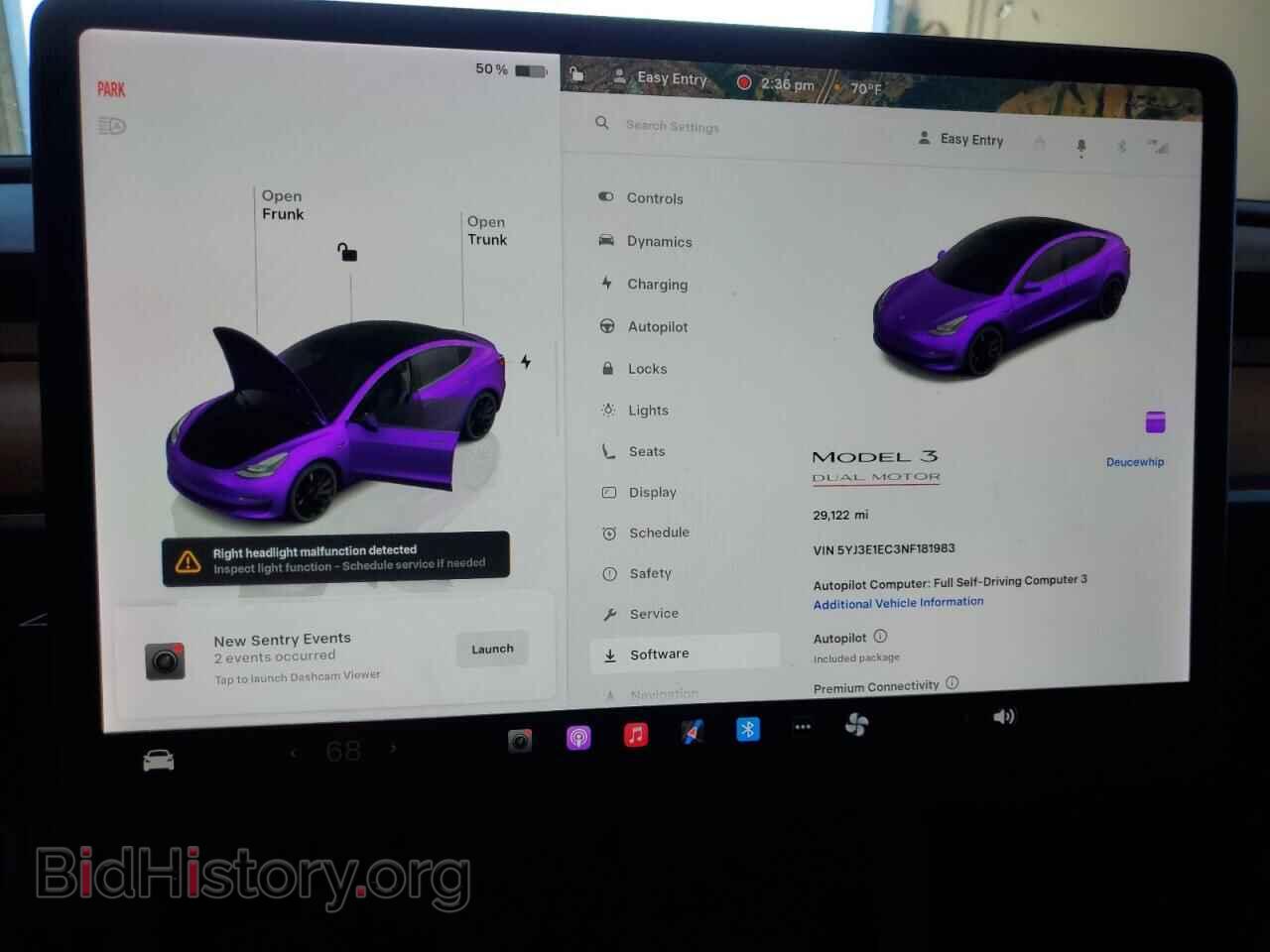2022 TESLA MODEL 3 - VIN: 5YJ3E1EC3NF181983 - Photo 9