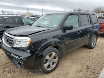 2014 Honda PILOT Pilot EXL, black — VIN 5FNYF4H63EB040034, Copart
