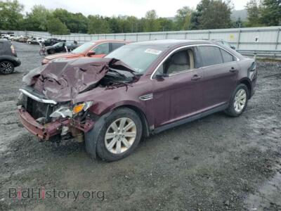 2011 Ford TAURUS SE, бордовый — VIN 1FAHP2DW8BG128737, Copart