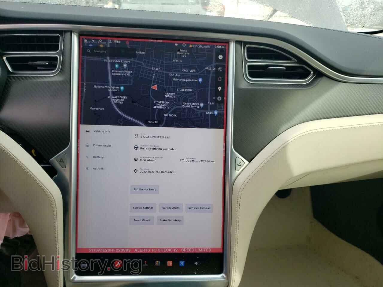 2017 TESLA MODEL S - VIN: 5YJSA1E28HF228993 - Photo 9