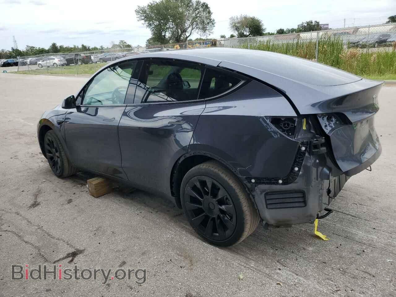 2022 TESLA MODEL Y - VIN: 7SAYGDEE0NF387235 - Фото 2