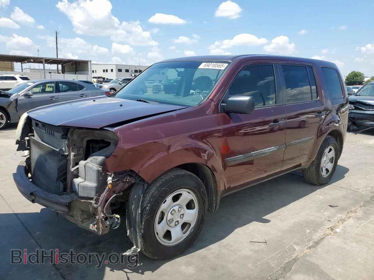 Photo 5FNYF3H24CB008715 - HONDA PILOT 2012