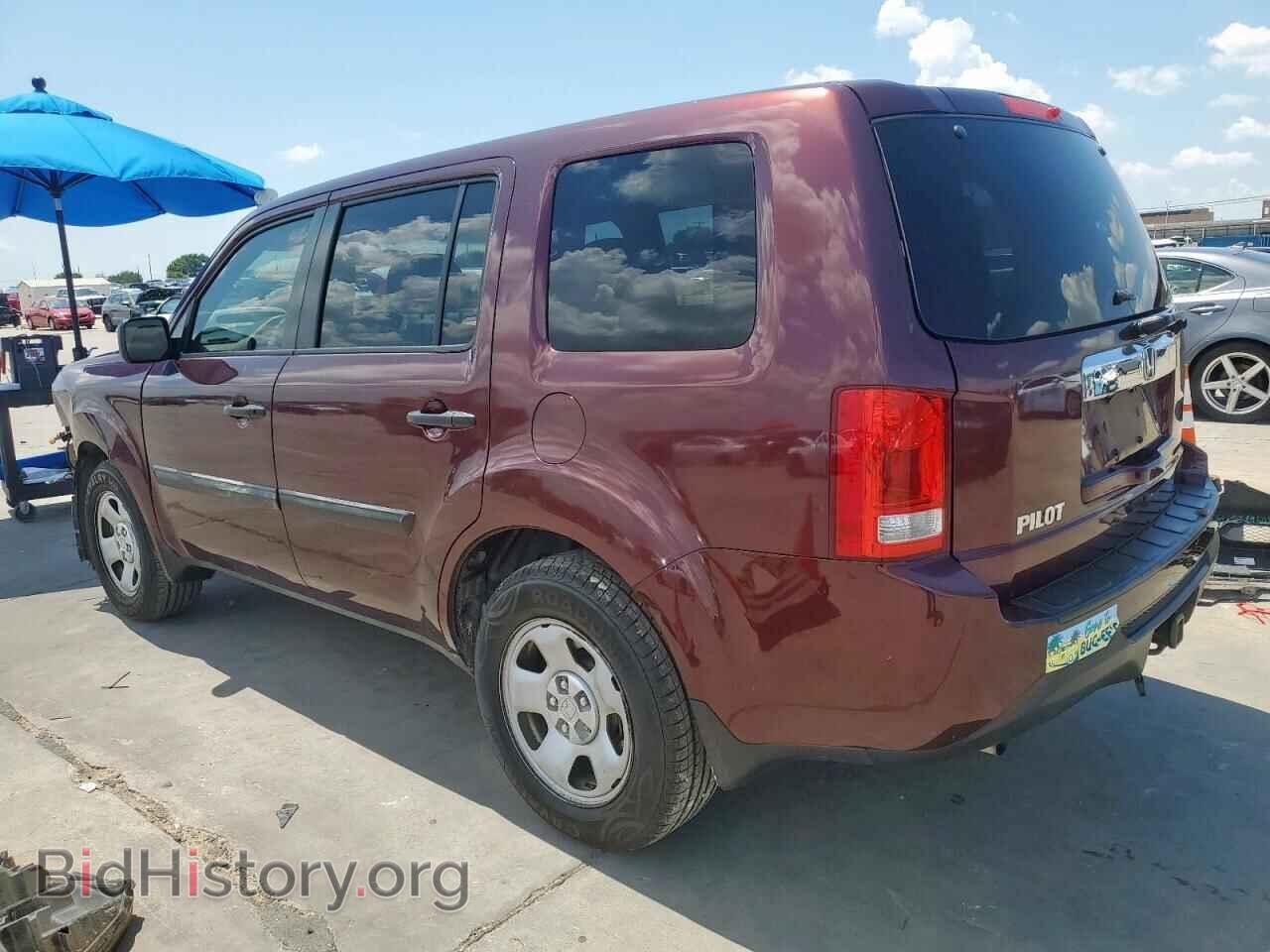 2012 HONDA PILOT - VIN: 5FNYF3H24CB008715 - Фото 2