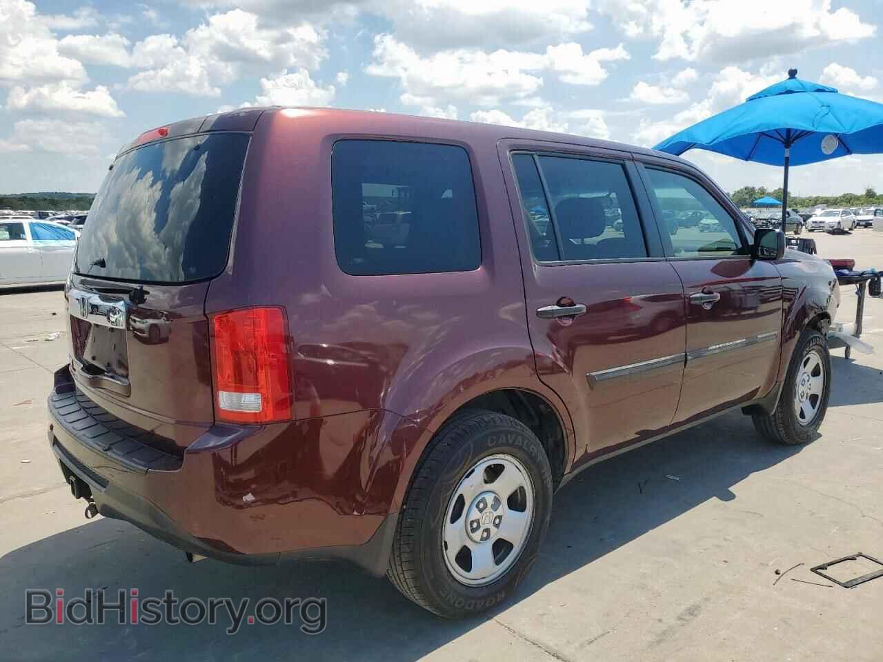 2012 HONDA PILOT - VIN: 5FNYF3H24CB008715 - Фото 3