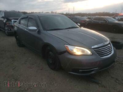 2013 Chrysler 200 200 LIMITE, серый — VIN 1C3CCBCG4DN598566, Copart