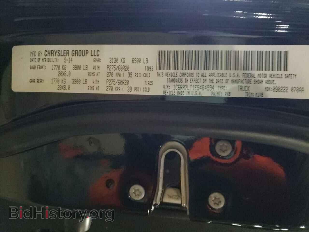 2014 RAM 1500 - VIN: 1C6RR7LT1ES464994 - Фото 10