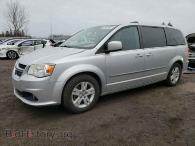 2012 Dodge CARAVAN Grand Cara, silver — VIN 2C4RDGDG8CR154719, Copart