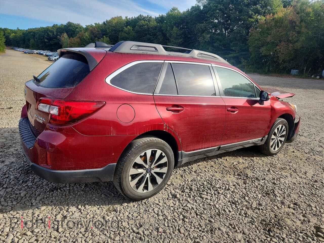 2016 SUBARU OUTBACK - VIN: 4S4BSANC7G3295338 - Фото 3