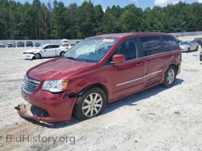 2016 Chrysler MINIVAN TOURING, red — VIN 2C4RC1BG9GR156858, Copart