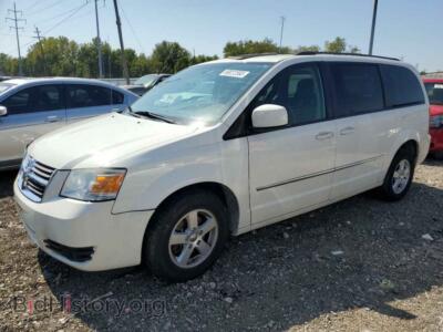 2010 Dodge CARAVAN Grand Cara, белый — VIN 2D4RN5D10AR106645, Copart