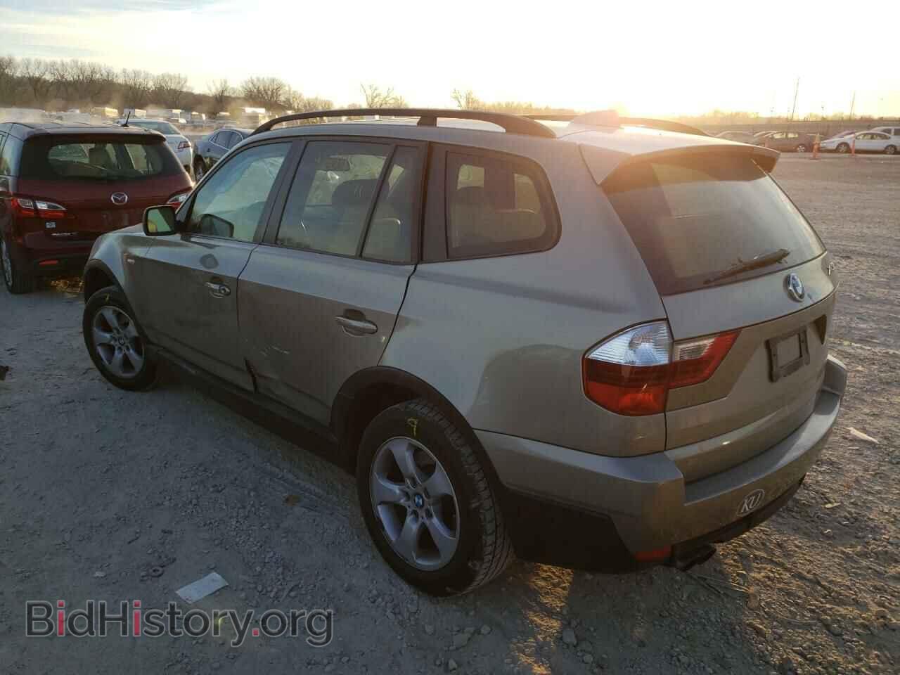 2007 BMW X3 - VIN: WBXPC93407WF08894 - Фото 3