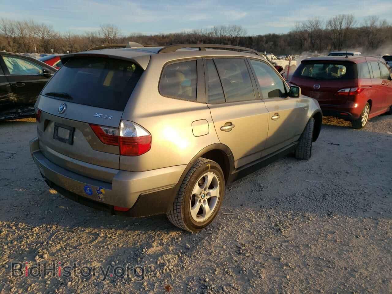 2007 BMW X3 - VIN: WBXPC93407WF08894 - Фото 4