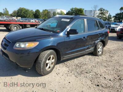 2007 Hyundai SANTA FE Santa FE G, синий — VIN 5NMSG13D47H107538, Copart