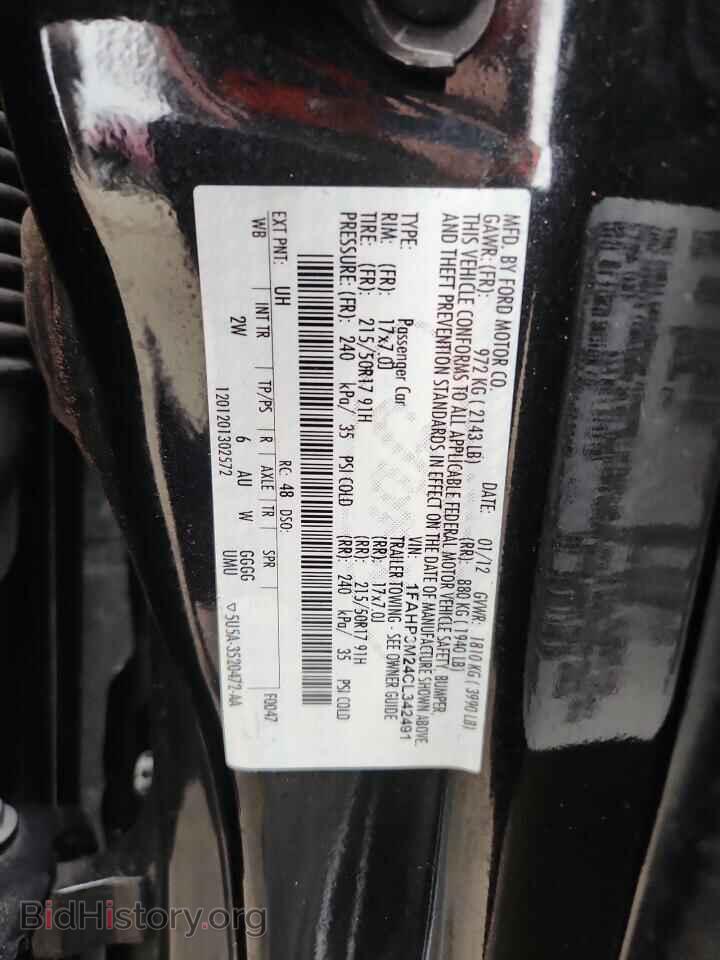 2012 FORD FOCUS - VIN: 1FAHP3M24CL342491 - Фото 12
