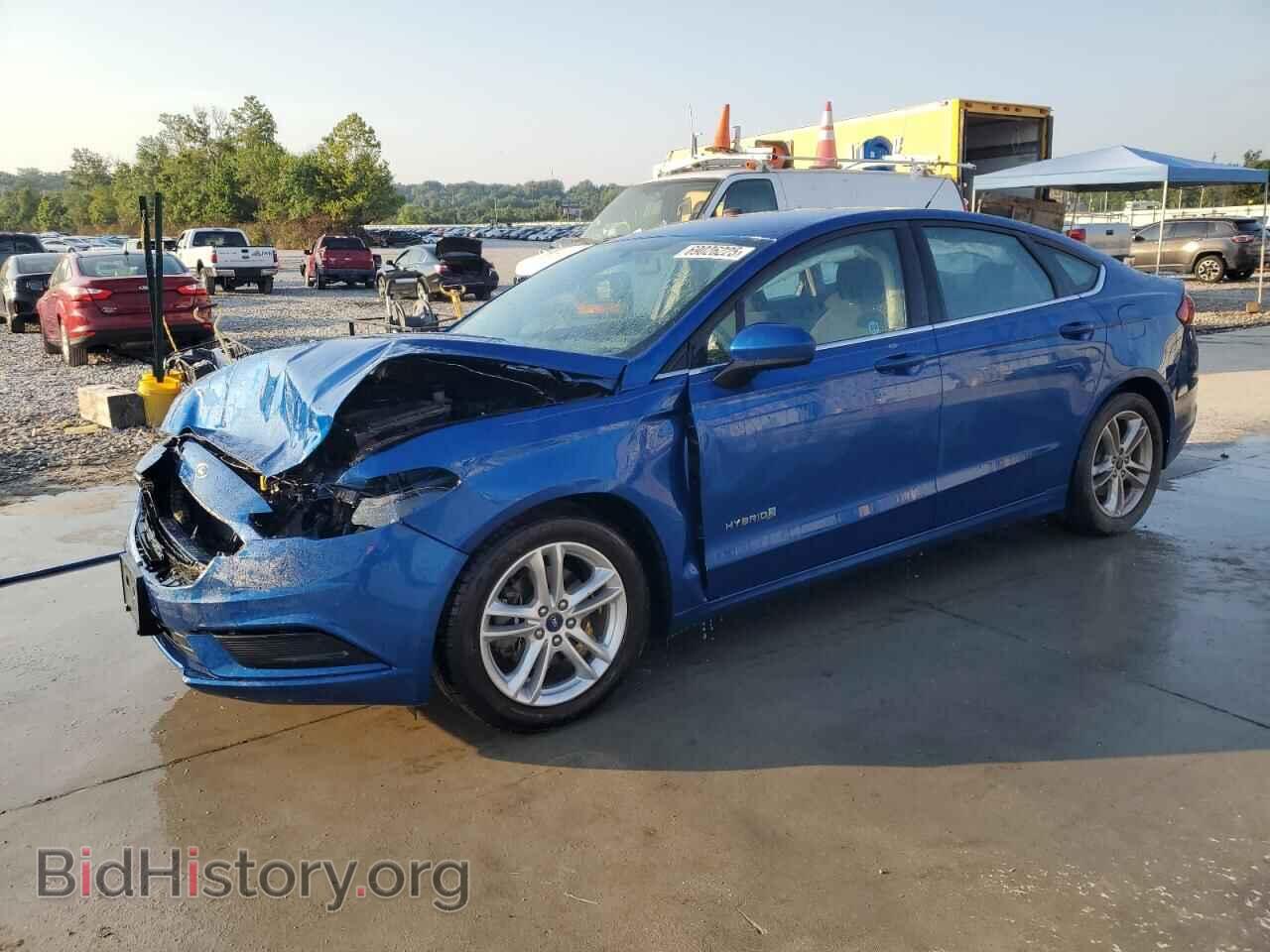 Photo 3FA6P0LU8JR147548 - FORD FUSION 2018