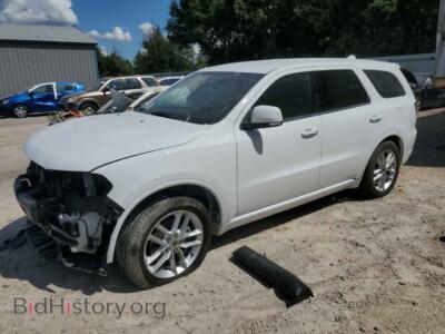 2022 Dodge DURANGO GT, white — VIN 1C4RDHDG4NC226209, Copart