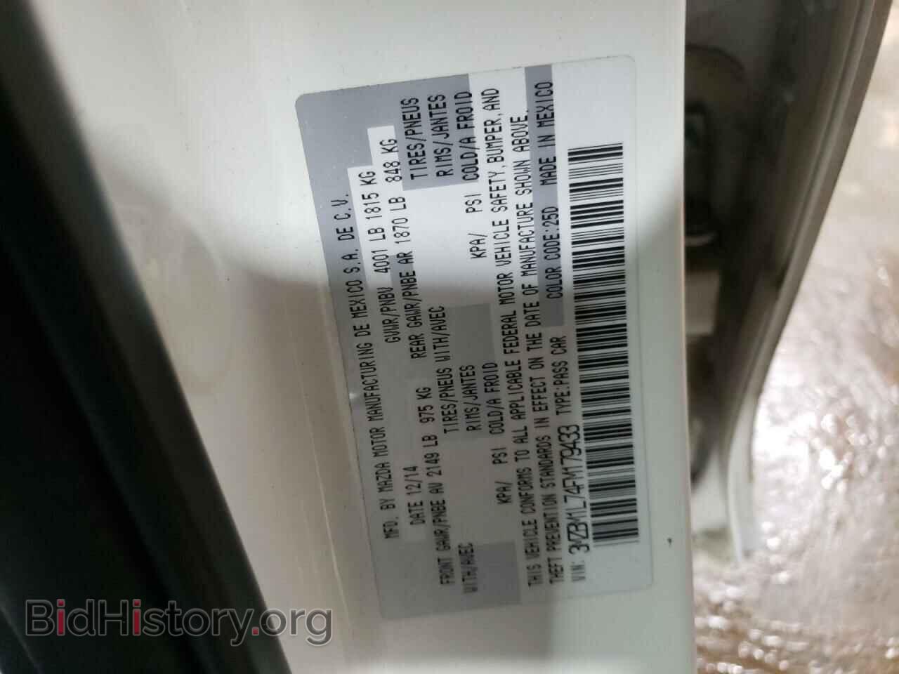 2015 MAZDA 3 - VIN: 3MZBM1L74FM179433 - Фото 10
