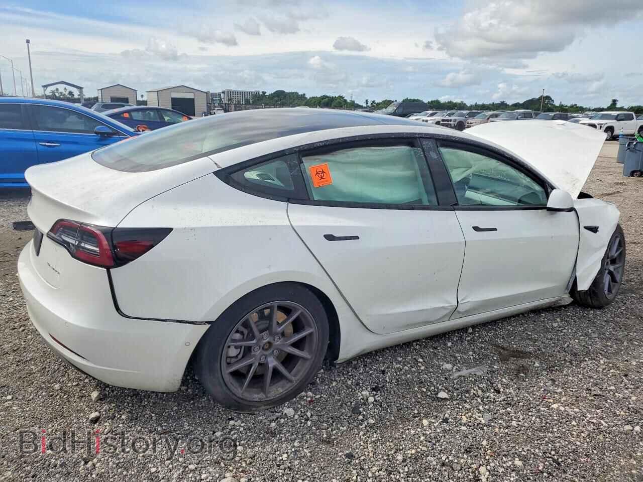2022 TESLA MODEL 3 - VIN: 5YJ3E1EB4NF178064 - Фото 3