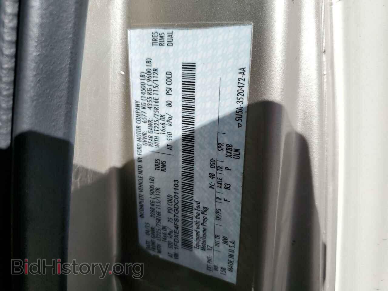 2016 FORD ALL Models - VIN: 1FDXE4FS7GDC01103 - Фото 12
