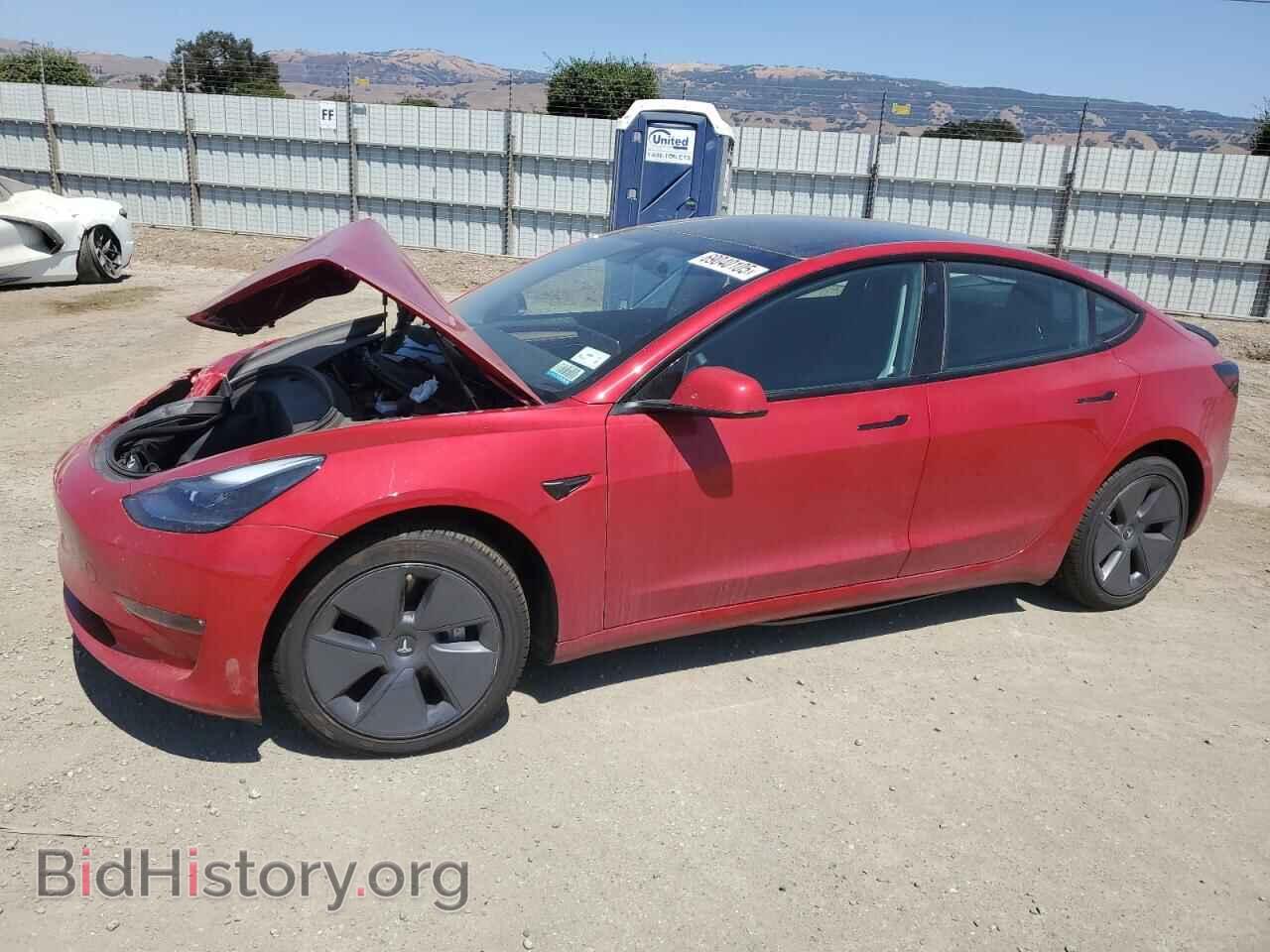 Photo 5YJ3E1EB4NF357611 - TESLA MODEL 3 2022