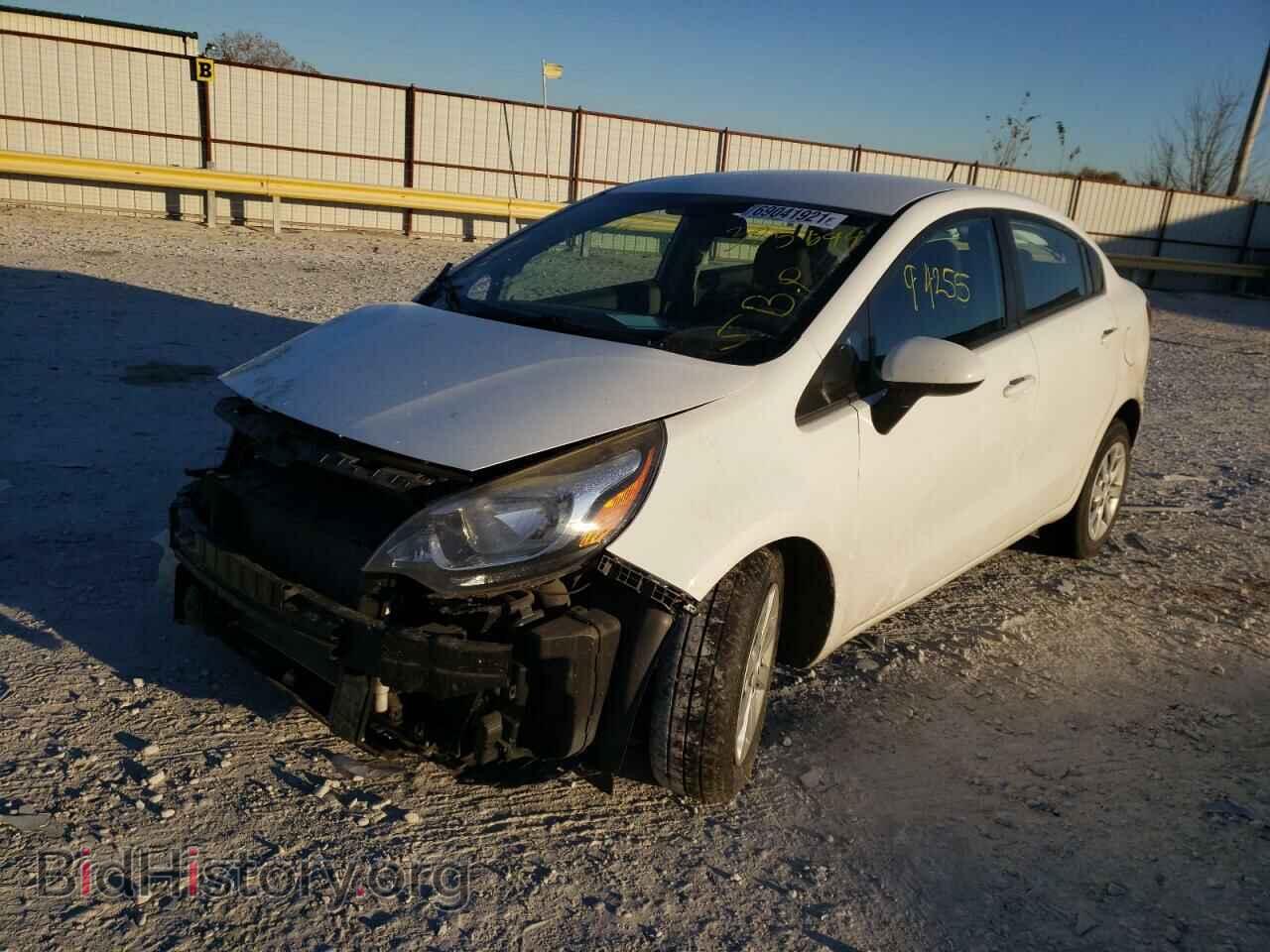 2014 KIA RIO - VIN: KNADM4A39E6385694 - Фото 2
