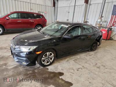 2018 Honda CIVIC LX, black — VIN 19XFC2F56JE036994, Copart