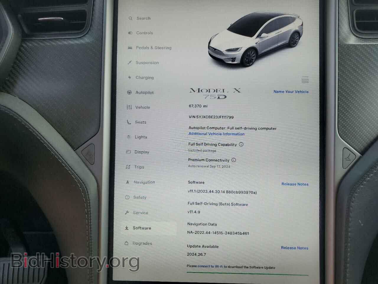 2018 TESLA MODEL X - VIN: 5YJXCBE23JF111799 - Photo 9