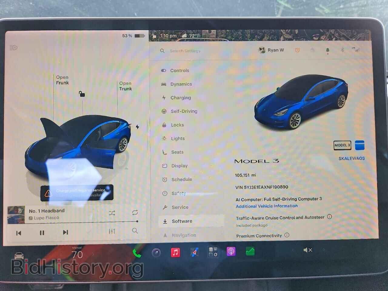 2022 TESLA MODEL 3 - VIN: 5YJ3E1EAXNF190890 - Photo 9