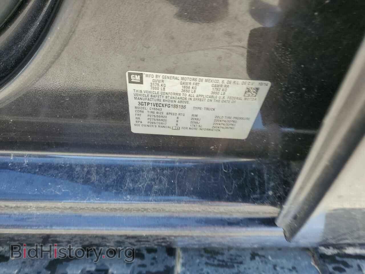 2015 GMC SIERRA - VIN: 3GTP1VECXFG185156 - Photo 12