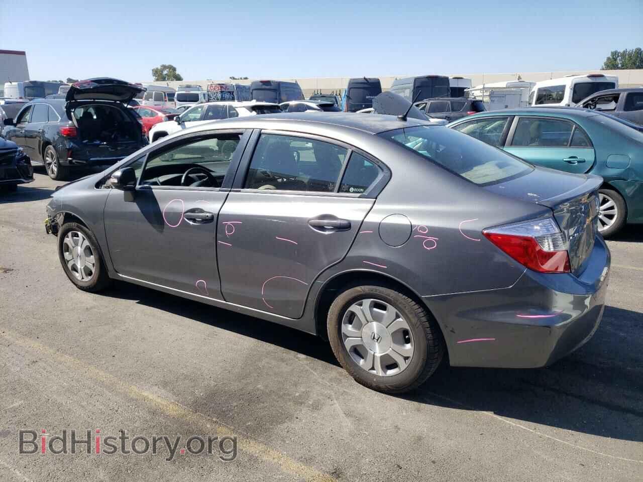 2012 HONDA CIVIC - VIN: JHMFB4F32CS004782 - Фото 2