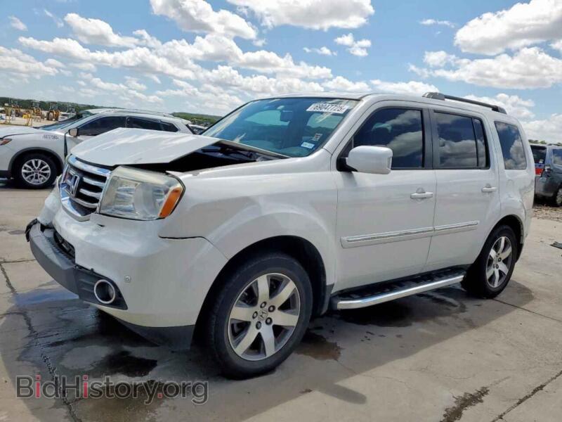 2013 Honda PILOT Touring (VIN 5FNYF3H96DB043514) — photo 1 of 15, Copart, damage: front end