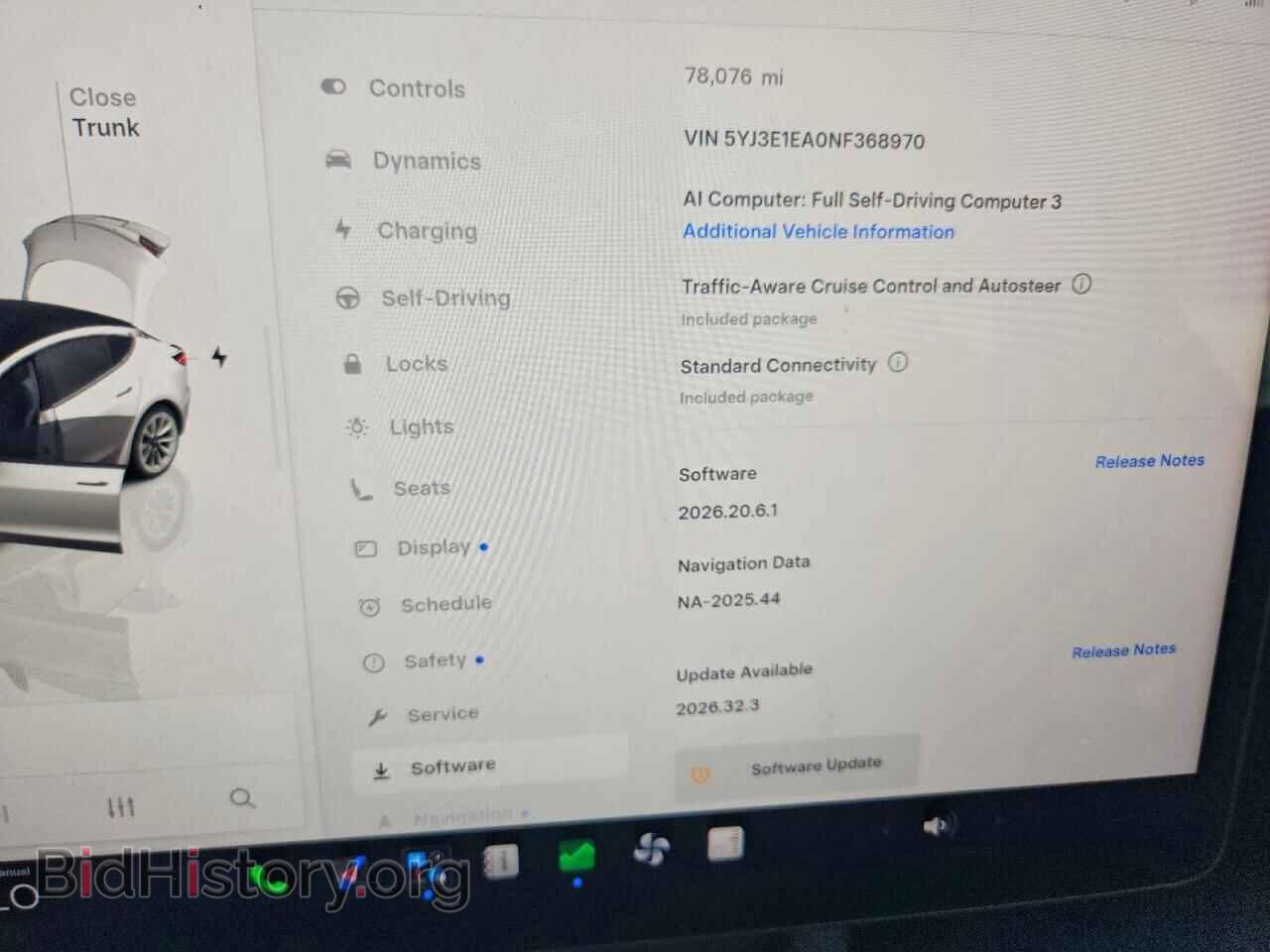 2022 TESLA MODEL 3 - VIN: 5YJ3E1EA0NF368970 - Photo 9