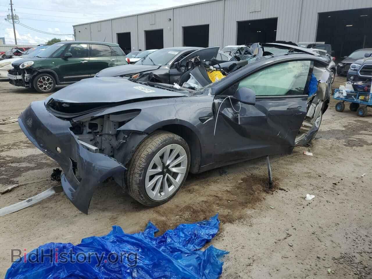 Фотография 5YJ3E1EB5NF192538 - TESLA MODEL 3 2022