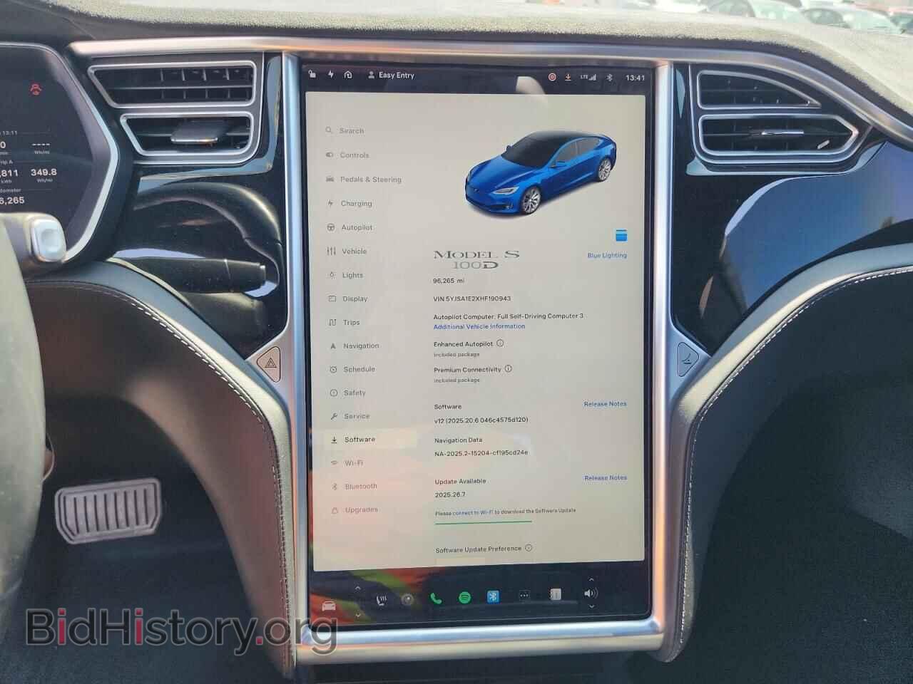 2017 TESLA MODEL S - VIN: 5YJSA1E2XHF190943 - Photo 9