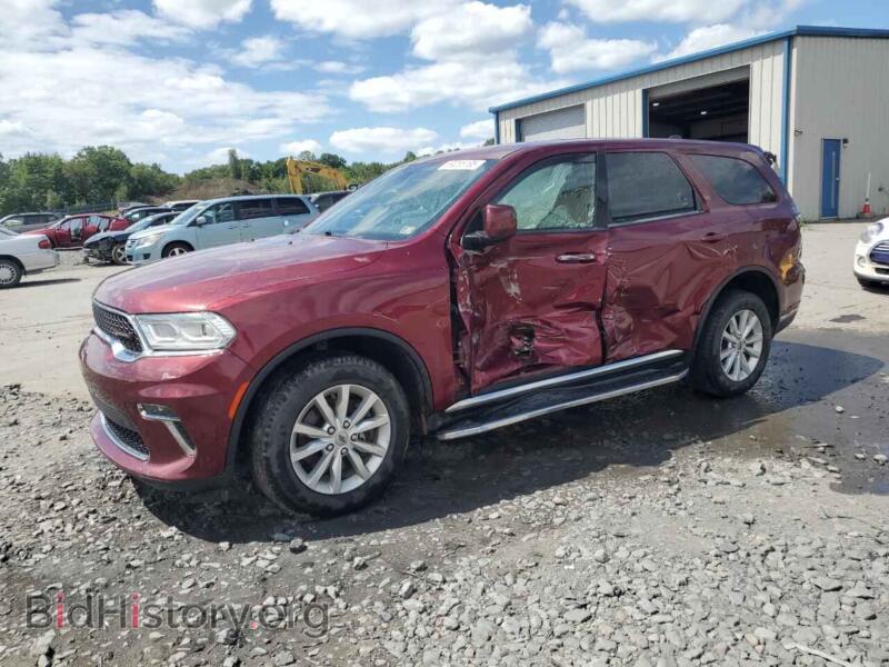 2021 Dodge DURANGO SXT (VIN 1C4RDJAG4MC598806) — photo 1 of 15, Copart, damage: side