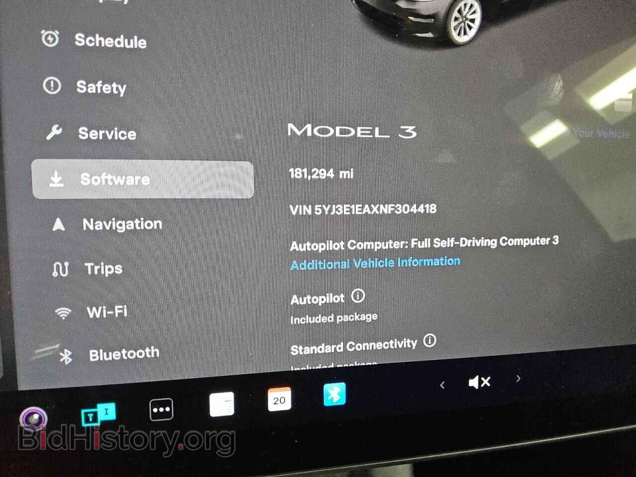 2022 TESLA MODEL 3 - VIN: 5YJ3E1EAXNF304418 - Фото 9