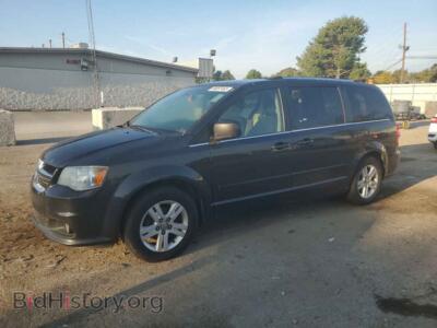 2011 Dodge CARAVAN Grand Cara, черный — VIN 2D4RN5DG8BR719361, Copart