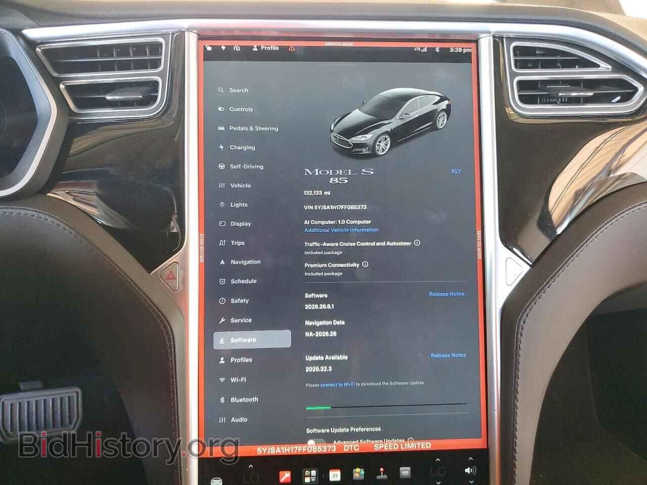 2015 TESLA MODEL S - VIN: 5YJSA1H17FF085373 - Photo 9