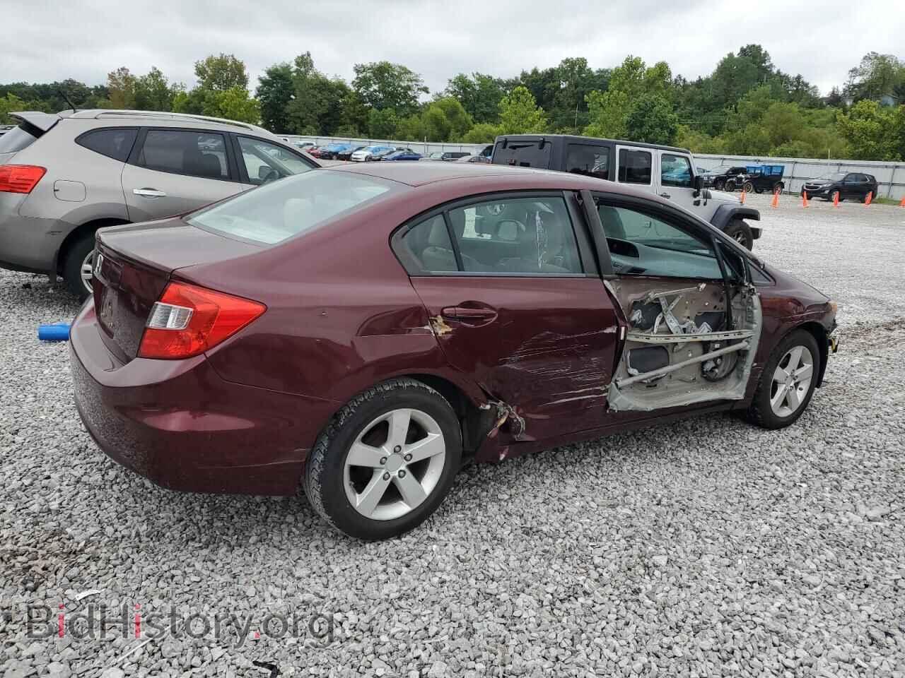 2012 HONDA CIVIC - VIN: 19XFB2E55CE035360 - Фото 3