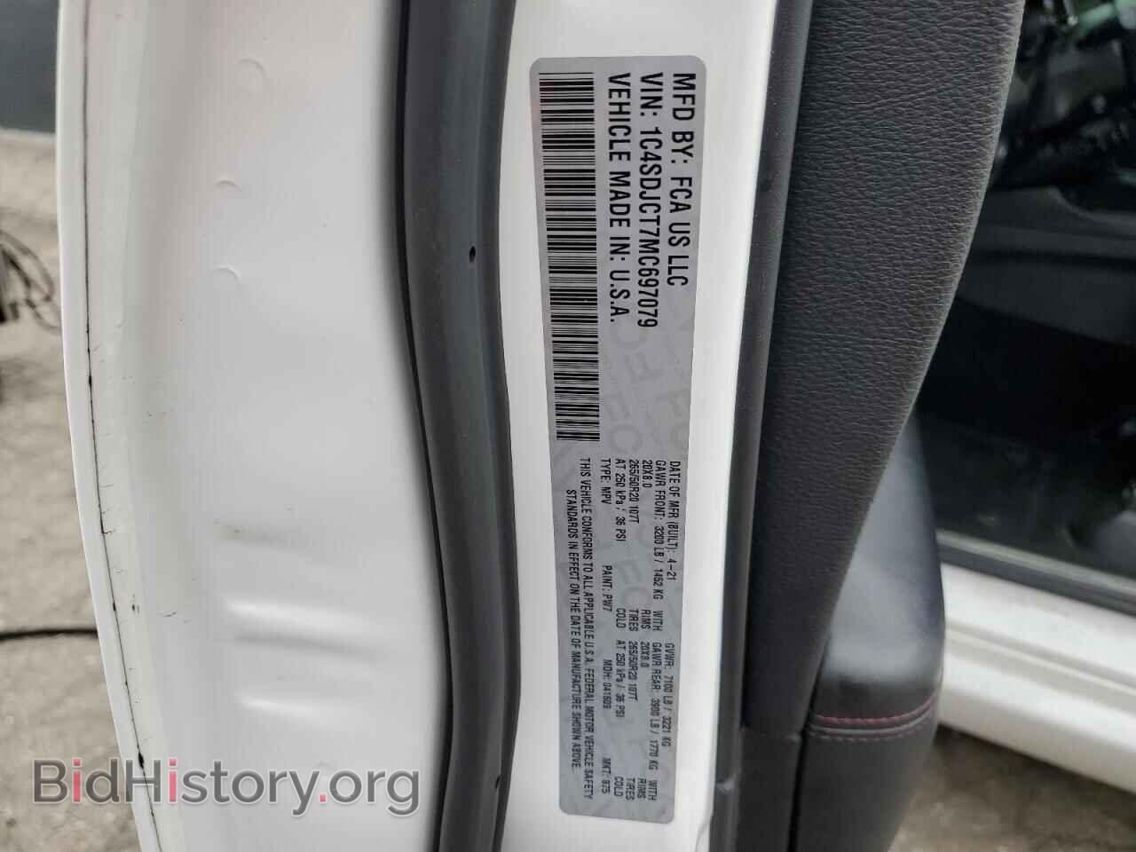 2021 DODGE DURANGO - VIN: 1C4SDJCT7MC697079 - Photo 13