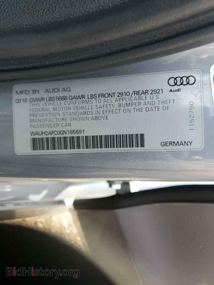 2016 AUDI S6/RS6 - VIN: WAUH2AFC0GN165691 - Фото 12