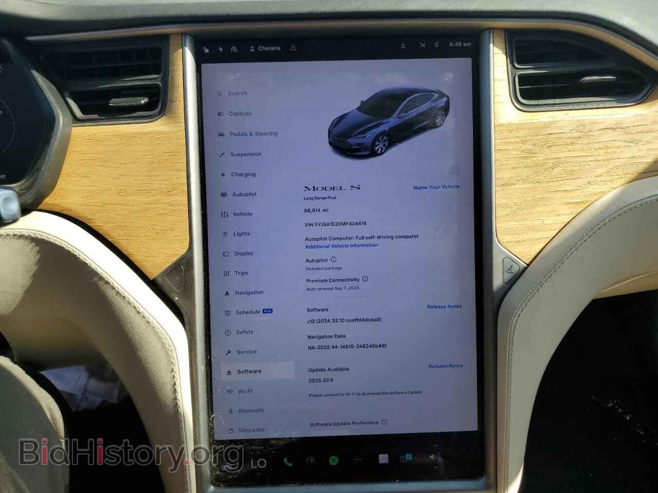 2021 TESLA MODEL S - VIN: 5YJSA1E20MF424419 - Photo 9